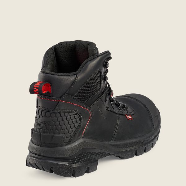 レッド ウィング(Red Wing) Crv™ - 6インチ防水安全つま先 ブーツ メンズ ブラック JP63197